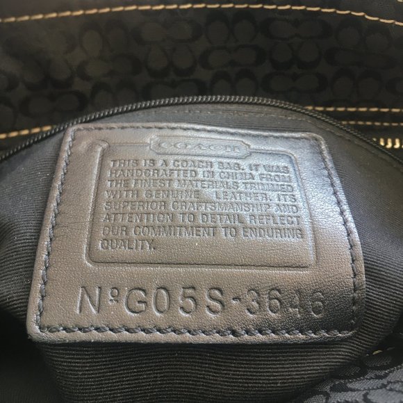Coach Signature Jacquard Canvas Shoulder Bag - Picture 2 of 8